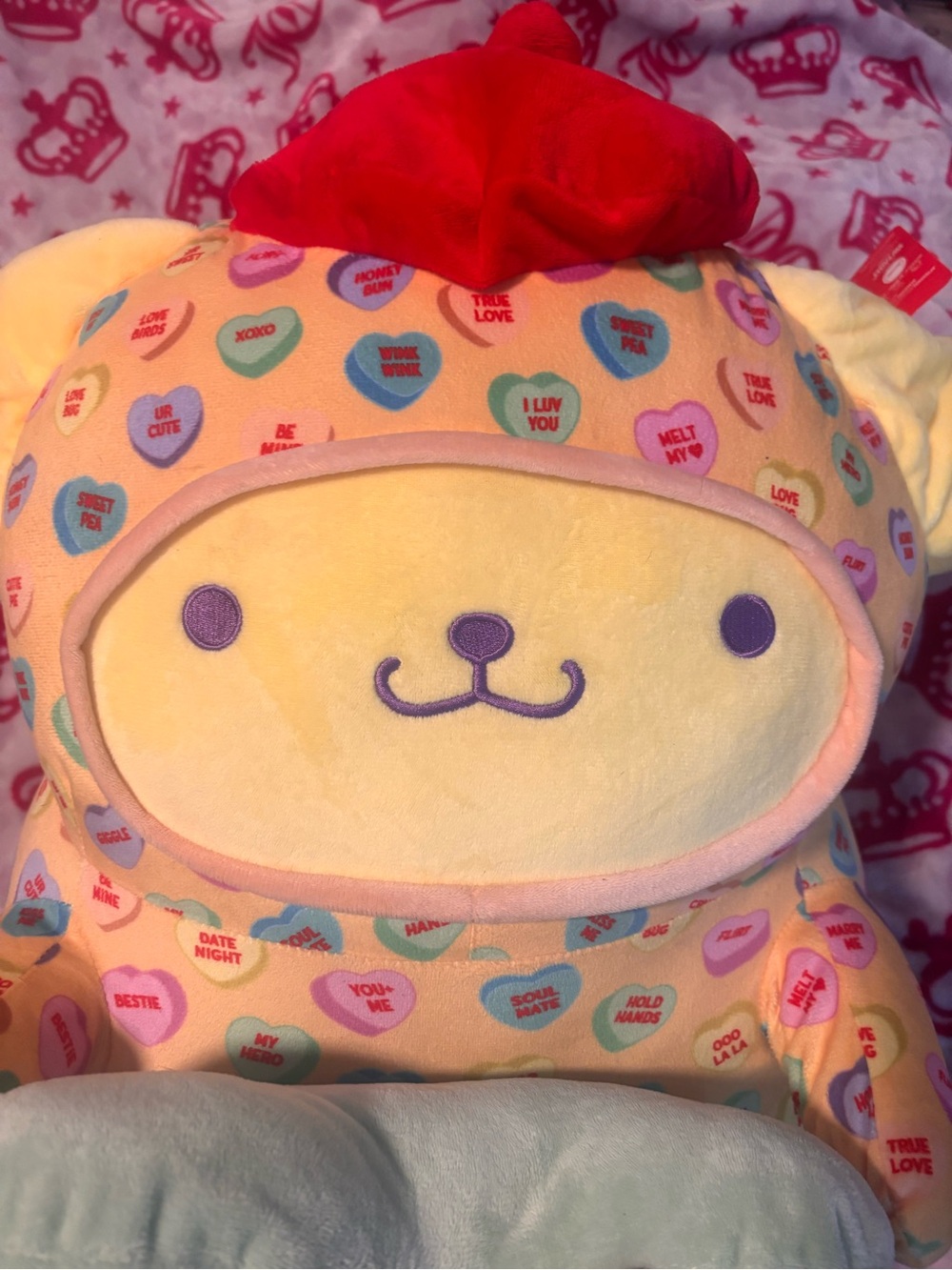 Sanrio Hello Kitty & Friends Sweethearts Tag - Red with Pastel Characters